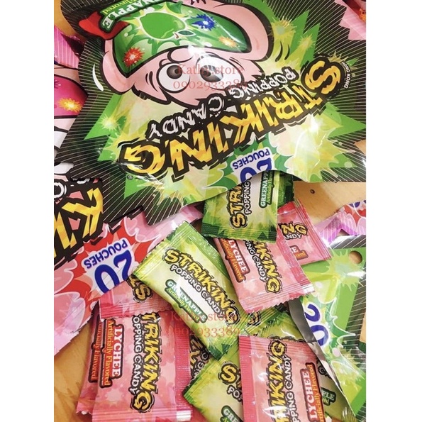 Kẹo nổ Striking Hongkong gói 30gr