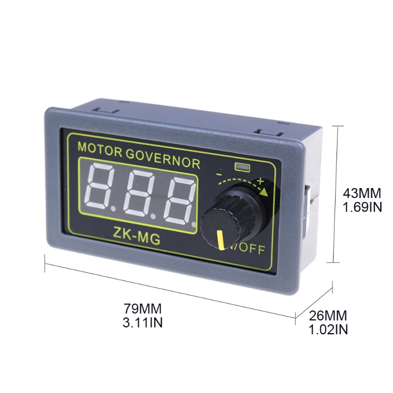 Chiết Áp Điều Khiển Tốc Độ Động Cơ 5-30V / 12A / 360W PWM ​Dây Đai An Toàn Chuyên Dụng Cho Xe Hơi