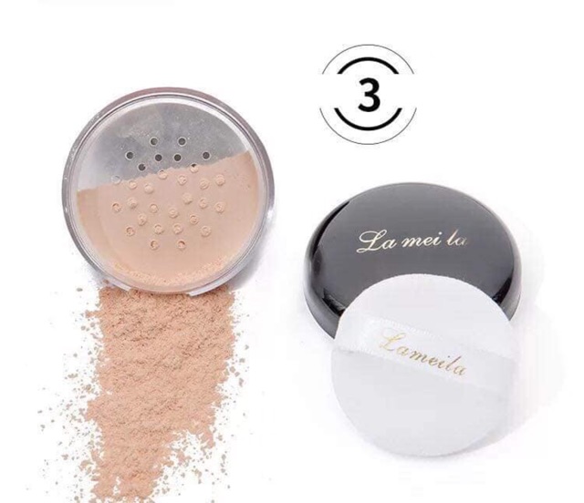Phấn phủ bột kiềm dầu Ngọc trai đen Lameila | BigBuy360 - bigbuy360.vn