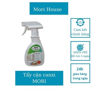 Tẩy cặn canxi MORI, đánh bay cặn canxi trên vòi nước, bồn rửa, vách kính, dung tích 300ml