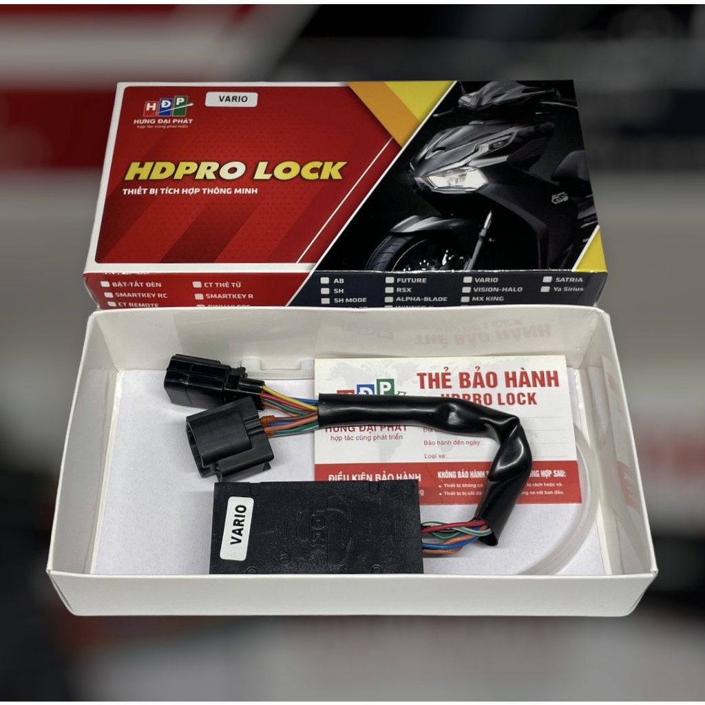 Bộ mạch tắt đèn xe VARIO 125/150/160 - Chính hãng HDPRO - BH 2 năm