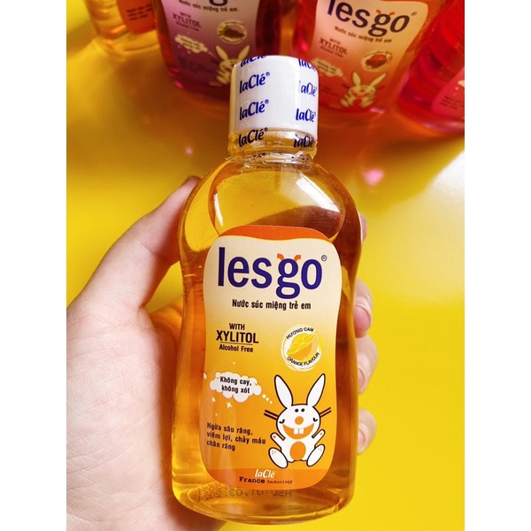 Nước súc miệng trẻ em LESgo 150ml
