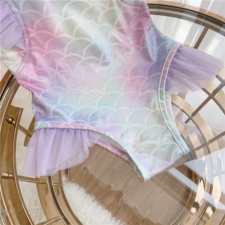 Đồ Bơi Một Mảnh In Hình Nàng Tiên Cá Cho Bé Gái