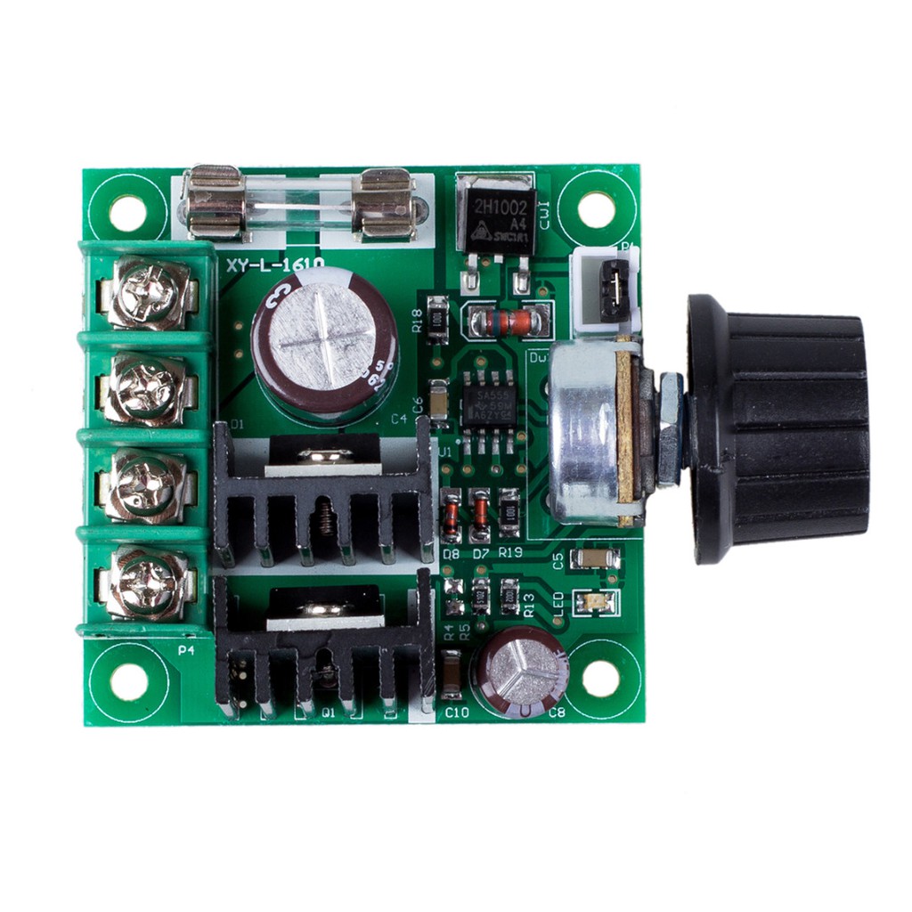 Bộ Điều Chỉnh Tốc Độ Động Cơ 12V-40V 10A PWM DC Kèm Núm Vặn