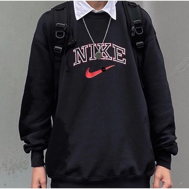 ÁO SWEATER N|KE BLACK RED 🖤