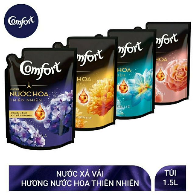 NƯỚC XẢ MỀM VẢI COMFORT HƯƠNG NƯỚC HOA