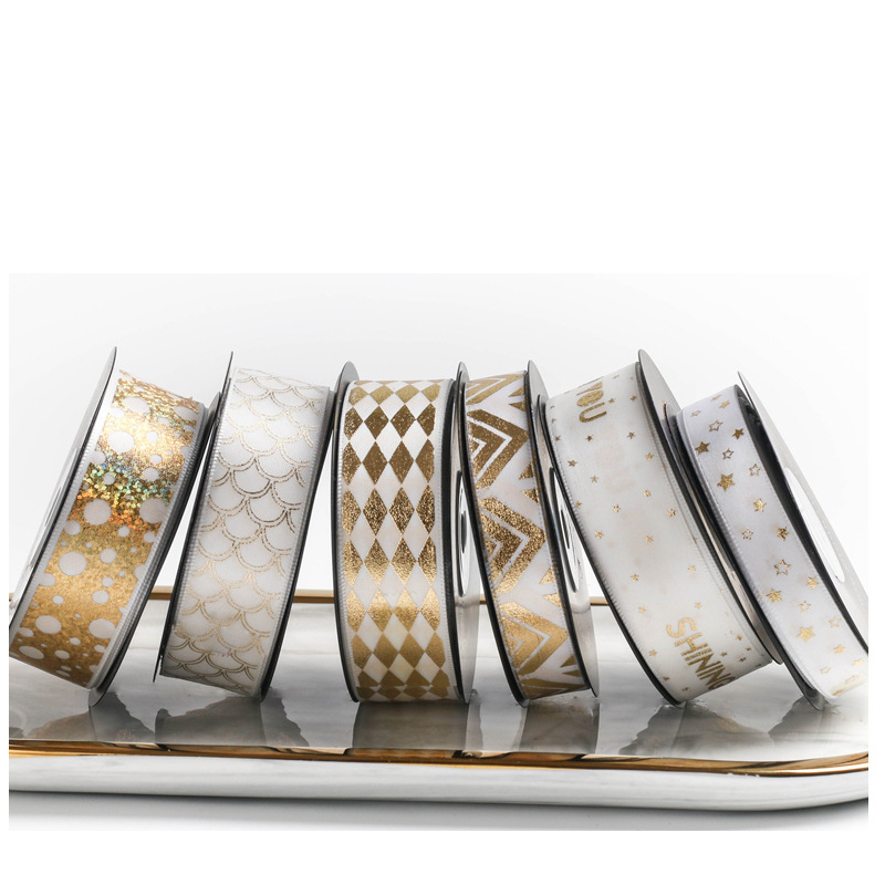 10 cuộn dây ruy băng trang trí hộp quà dễ thương