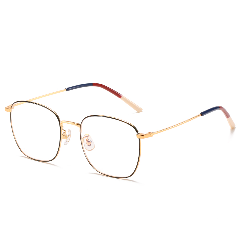 Mắt kính gọng kim loại chống bức xạ phong cách Hàn Quốc thời trang cho nữ