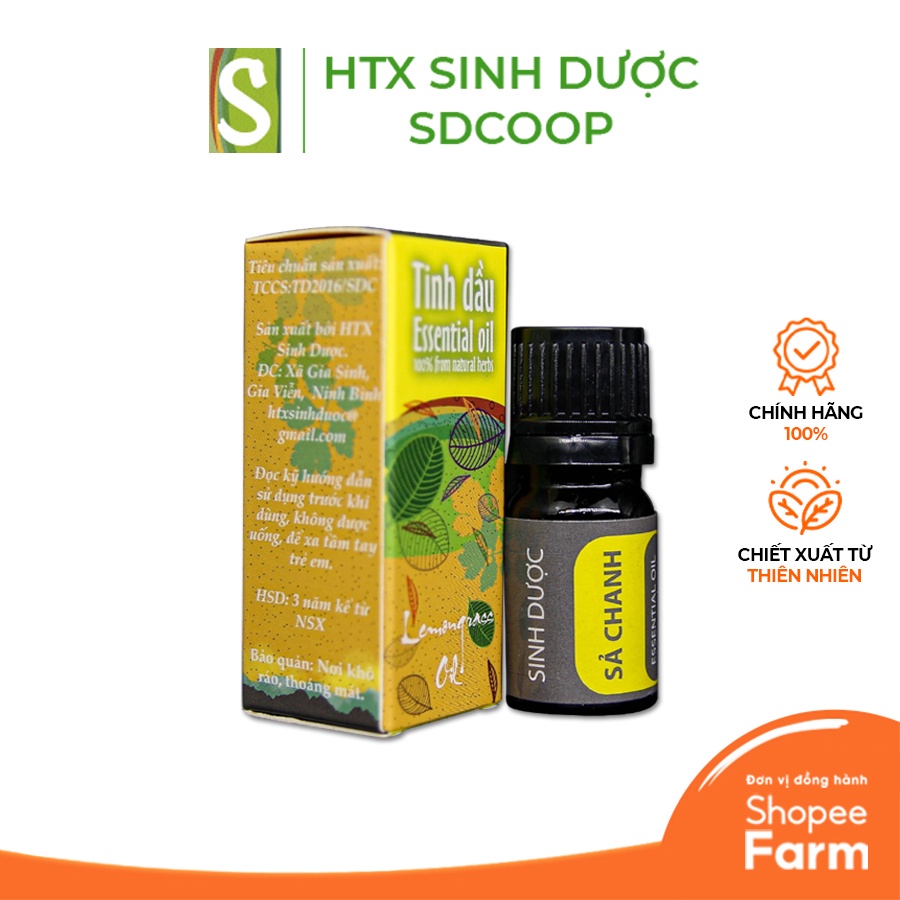 Tinh dầu sả HTX Sinh Dược 5ml