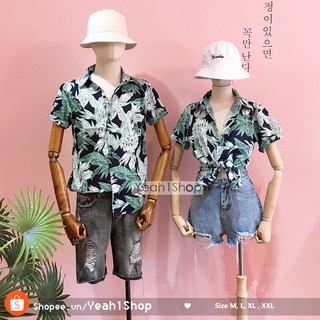 [Yeah1Shop]- Áo sơ mi lá mới (M, L, XL) - SMTC