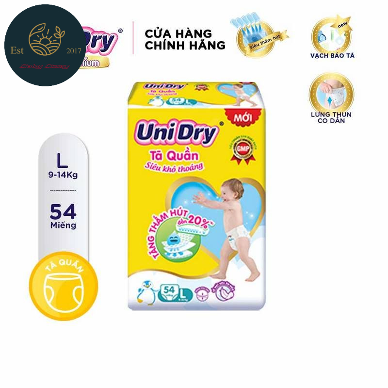 ( SIÊU KHÔ THOÁNG) Tã Quần Unidry M60 L54 XL48 XXL44