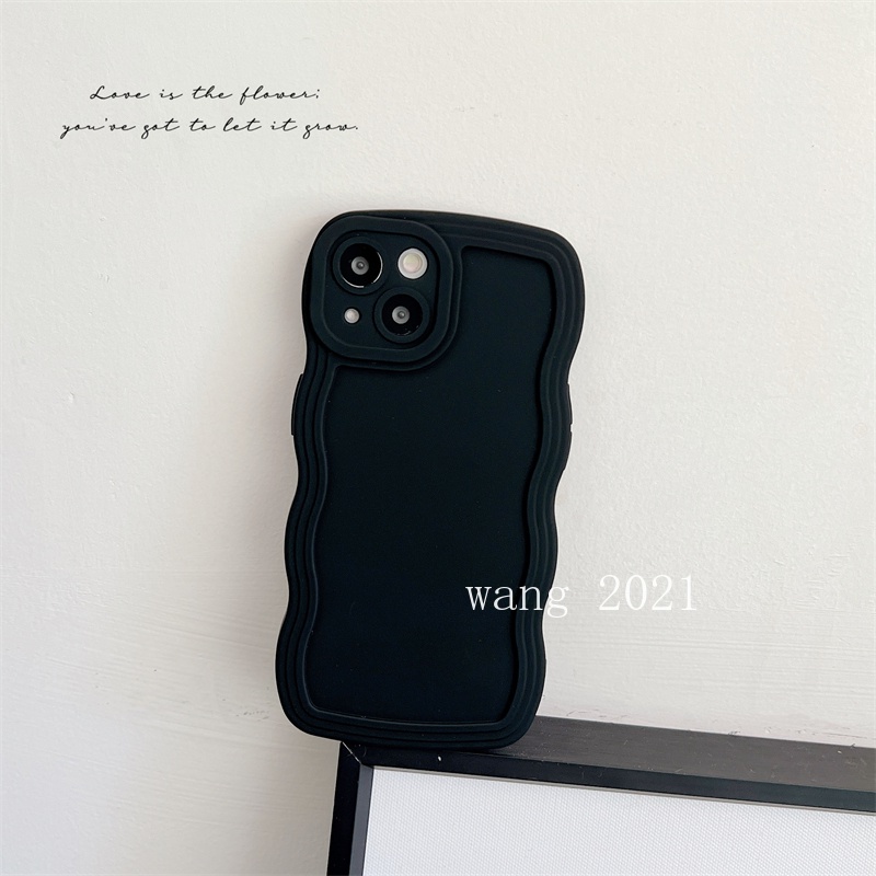 Ốp Điện Thoại Silicone Mềm Họa Tiết Gợn Sóng Đơn Giản Cho VIVO Y02s Y77 5G