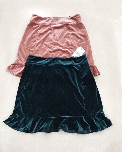 Chân váy nhung  - F21