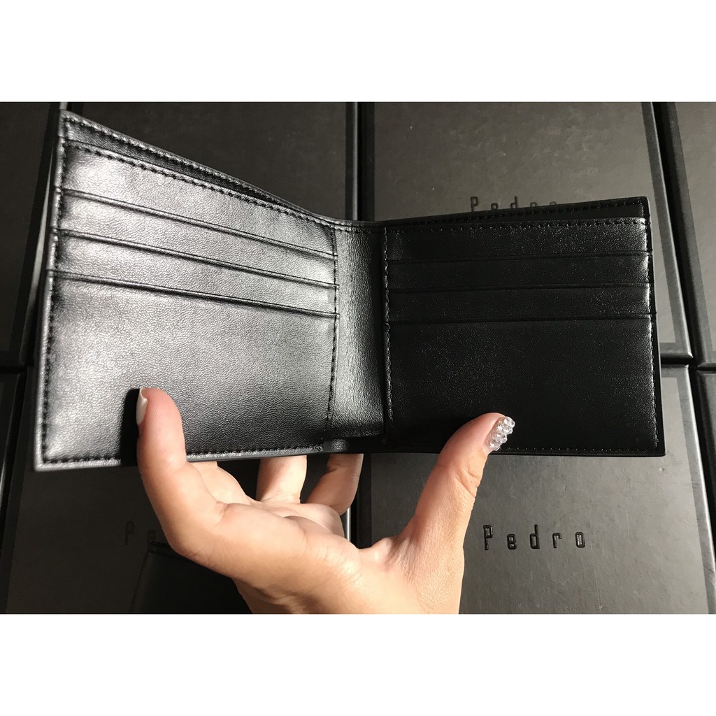 Ví nam Perdro full box và túi giấy hãng