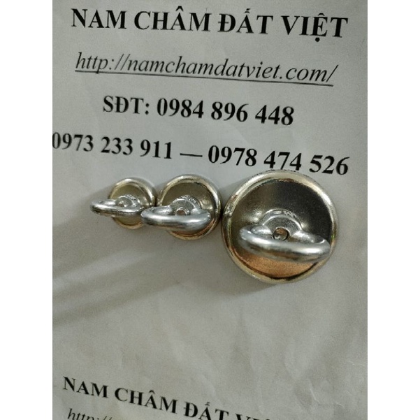 Nam châm cứu hộ D25mm lực hít siêu mạnh siêu chắc chắn, nam châm đính bảng siêu mạnh