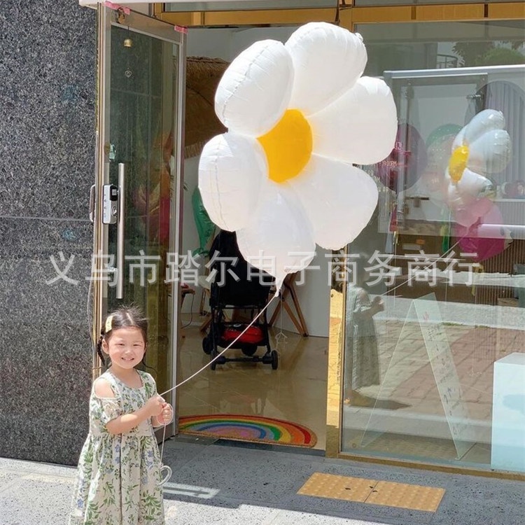 Bong Bóng Hình Hoa Cúc 4D Phong Cách Hàn Quốc Trang Trí Tiệc