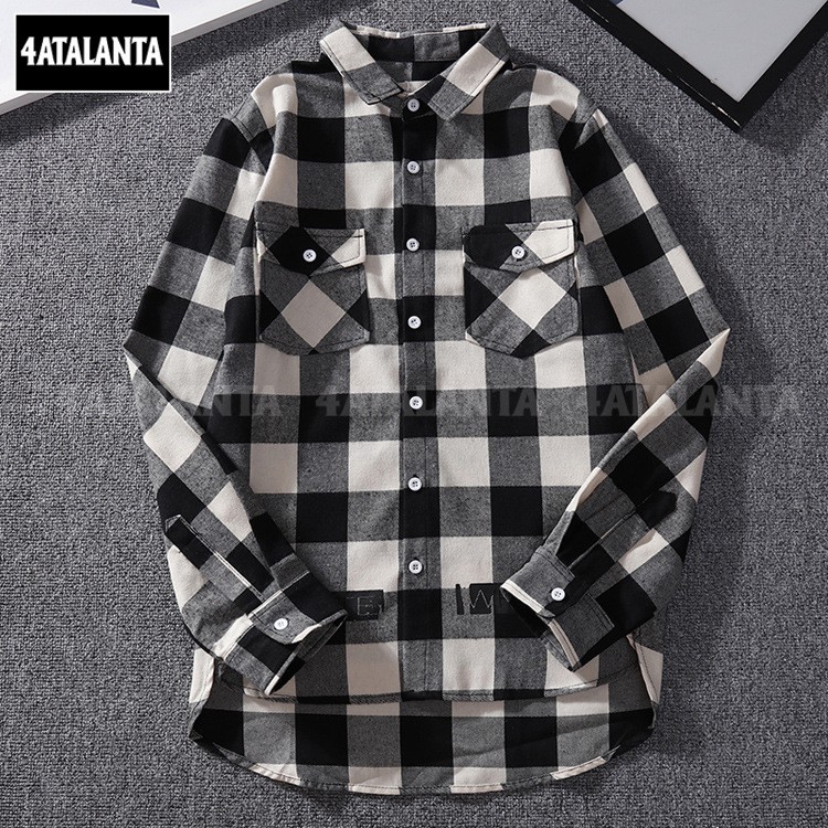 Áo khoác sơ mi caro 4AT - AKC - 307, áo sơ mi unisex – 4ATALANTA | BigBuy360 - bigbuy360.vn