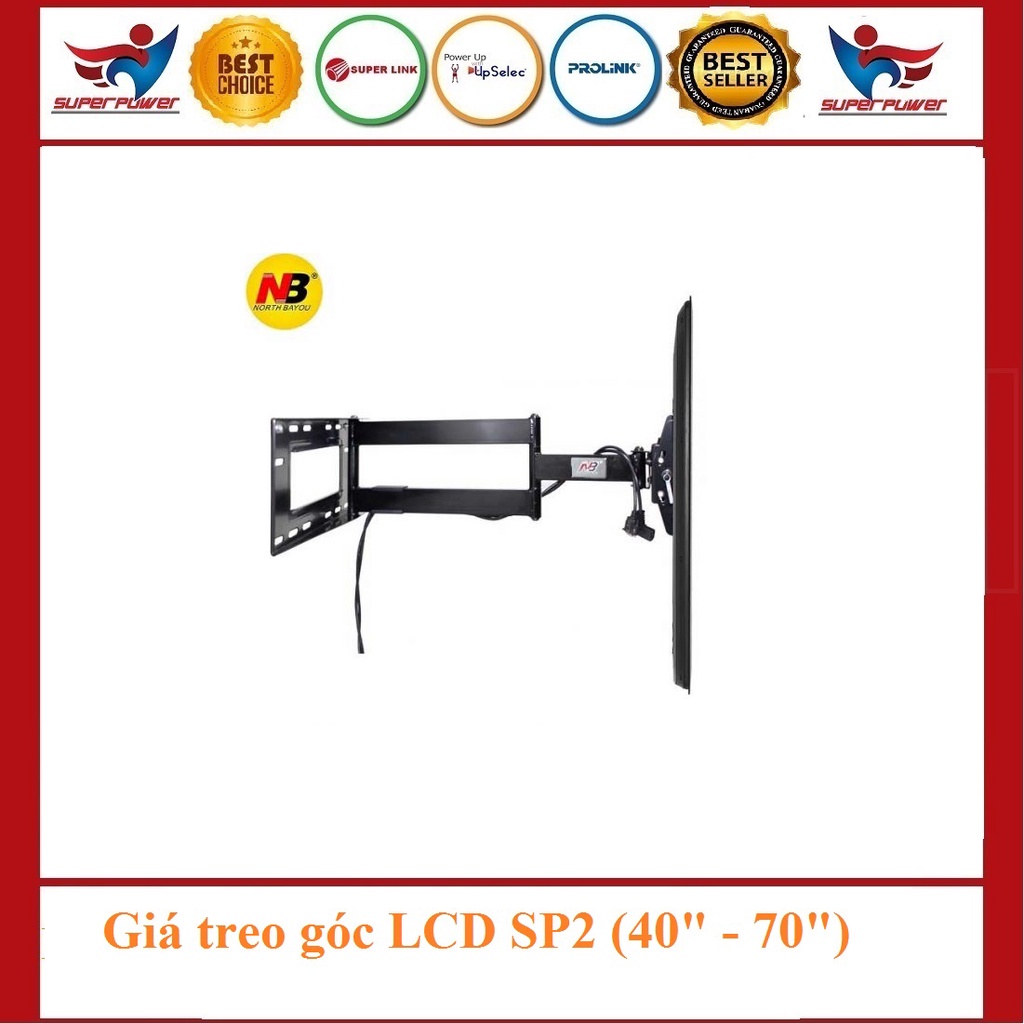 Khung treo tivi - Khung treo màn hình - Giá treo góc LCD SP2 (40" - 70")