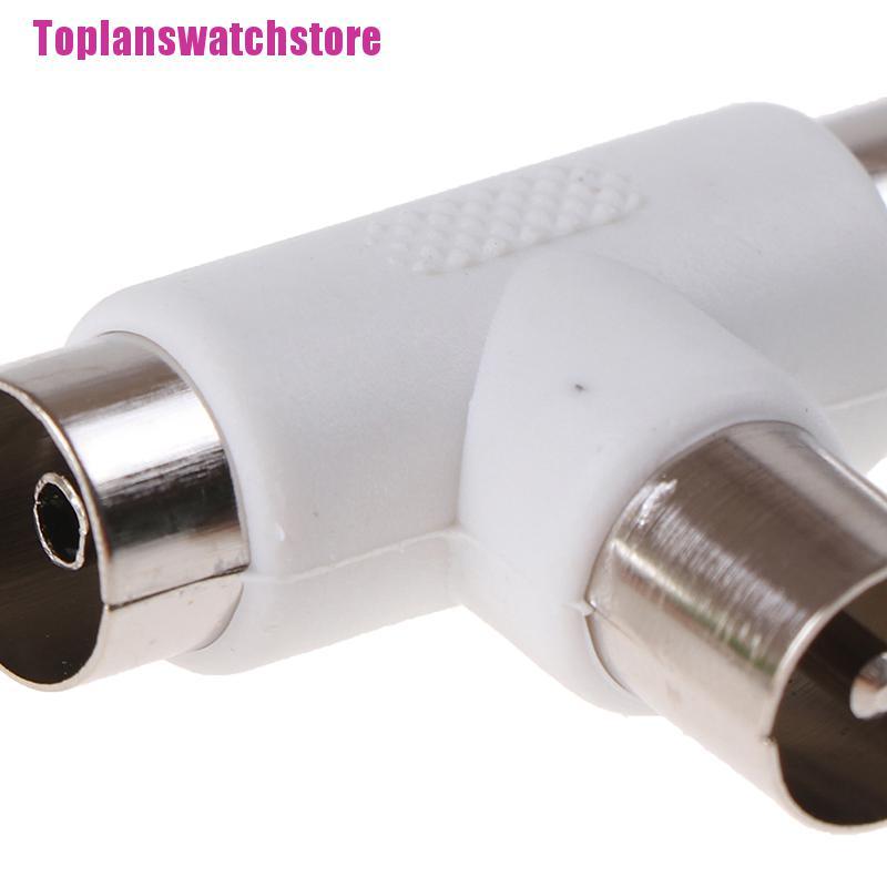 Set 2 Cáp Nối Đồng Trục TV 2 Chiều Từ Đầu Cắm Sang 2 Ổ Cắm