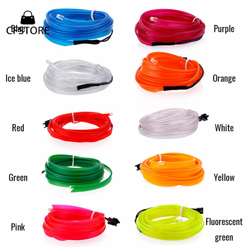 Dây đèn LED 1M 12V trang trí viền nội thất xe hơi độc đáo