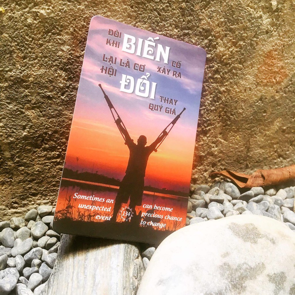 Bộ 52 Bookmark Cảm Hứng - Fususu Card Red từ #105 tới #156 - Các Câu Nói Hay Truyền Cảm Hứng Sống