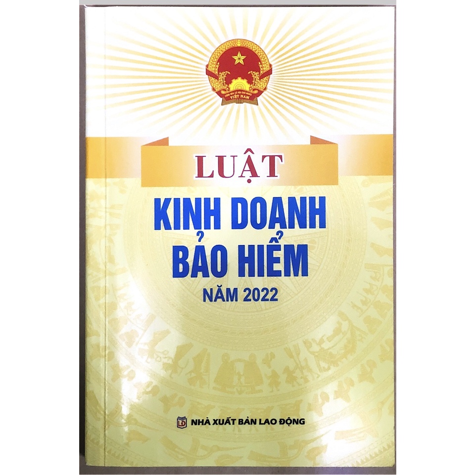 Sách - Luật kinh doanh bảo hiểm năm 2022