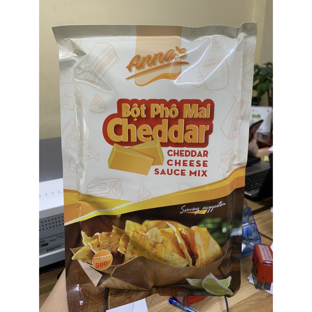 Bột Phô Mai Cheddar Gói 500gr - Bột Phô Mai Úc - Ứng Dụng Làm Bánh