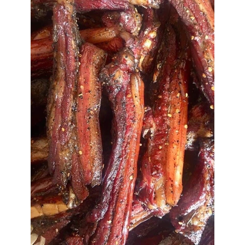 ba chỉ heo hun khói Tây Bắc 500gr - DTFoods(CHUYÊN SỈ)