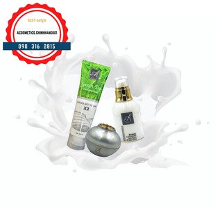 Bộ Sữa rửa mặt Trà Xanh X2 + Serum Spot Esence + Kem Face Pháp _cam kết chính hãng