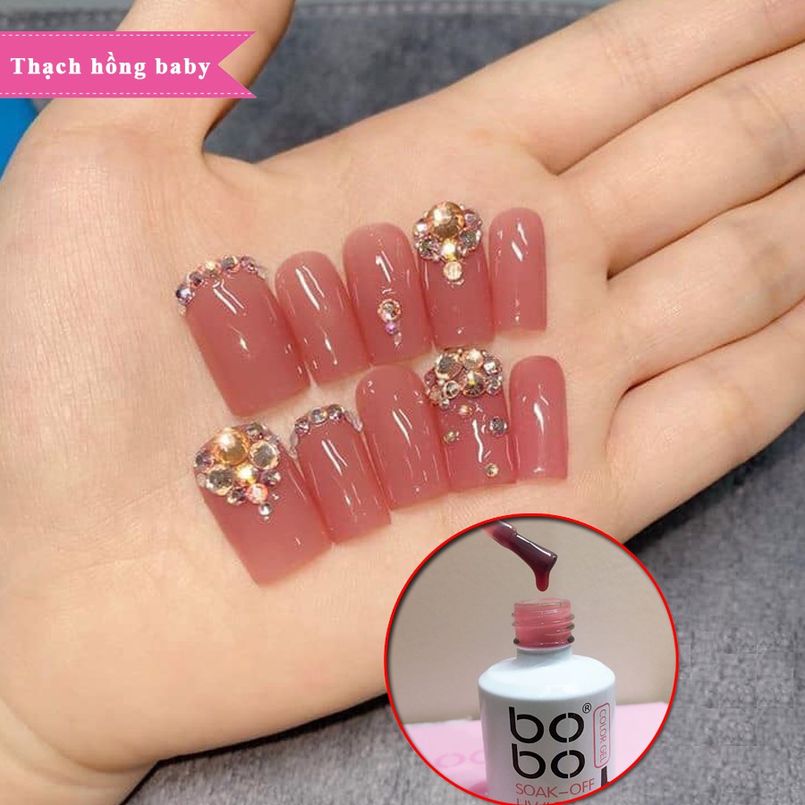 Sơn gel thạch hồng baby - màu HOT cho chị em làm nail