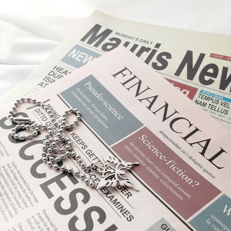 Dây chuyền titan mặt hình bươm bướm độc đáo thời trang