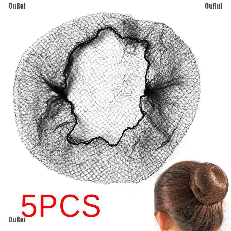 Bộ 5 Dây Buộc Tóc Dạng Lưới Xinh Xắn Dành Cho Nữ