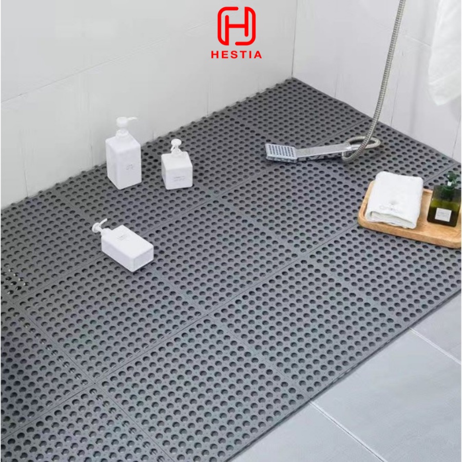 Combo 11 Tấm lát sàn nhà vệ sinh - Chuyên dụng Nhà Tắm, Chống Trơn Trượt Nhà Vệ Sinh, Bếp, Chuồng Mèo