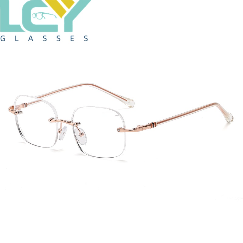 LCYY Kính không gọng dành cho nữ thời trang mới-0 ° -5.0 ° (Spot) 5068