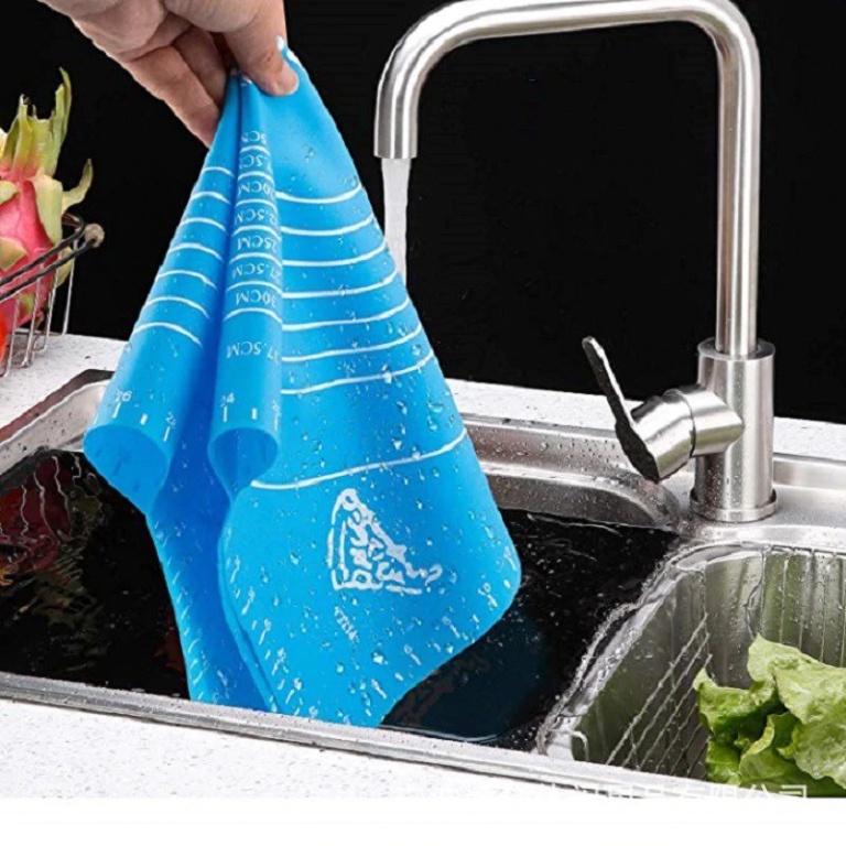 Tấm nhào bột / Thảm nhào bột silicon 40*50 cm màu ngẫu nhiên