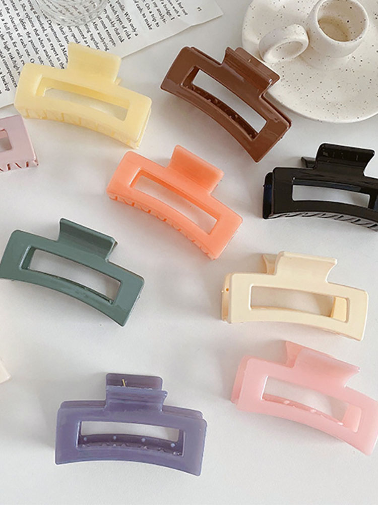 Kẹp tóc bằng acrylic thiết kế đơn giản thời trang