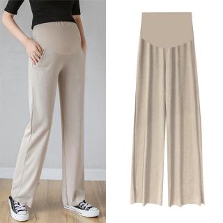 Sẵn sàng cho bà bầu Herm Quần cao eo có thể điều chỉnh Quần bà bầu Seluar Mengandung