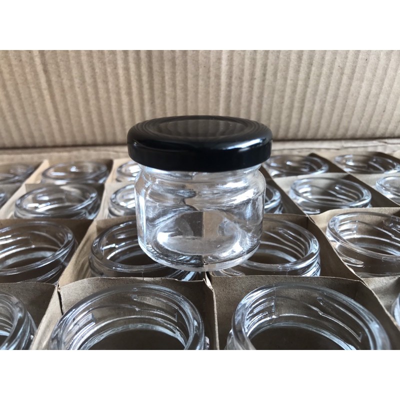 Bộ 20 HỦ THUỶ TINH NẮP THIẾC LOẠI 30ml