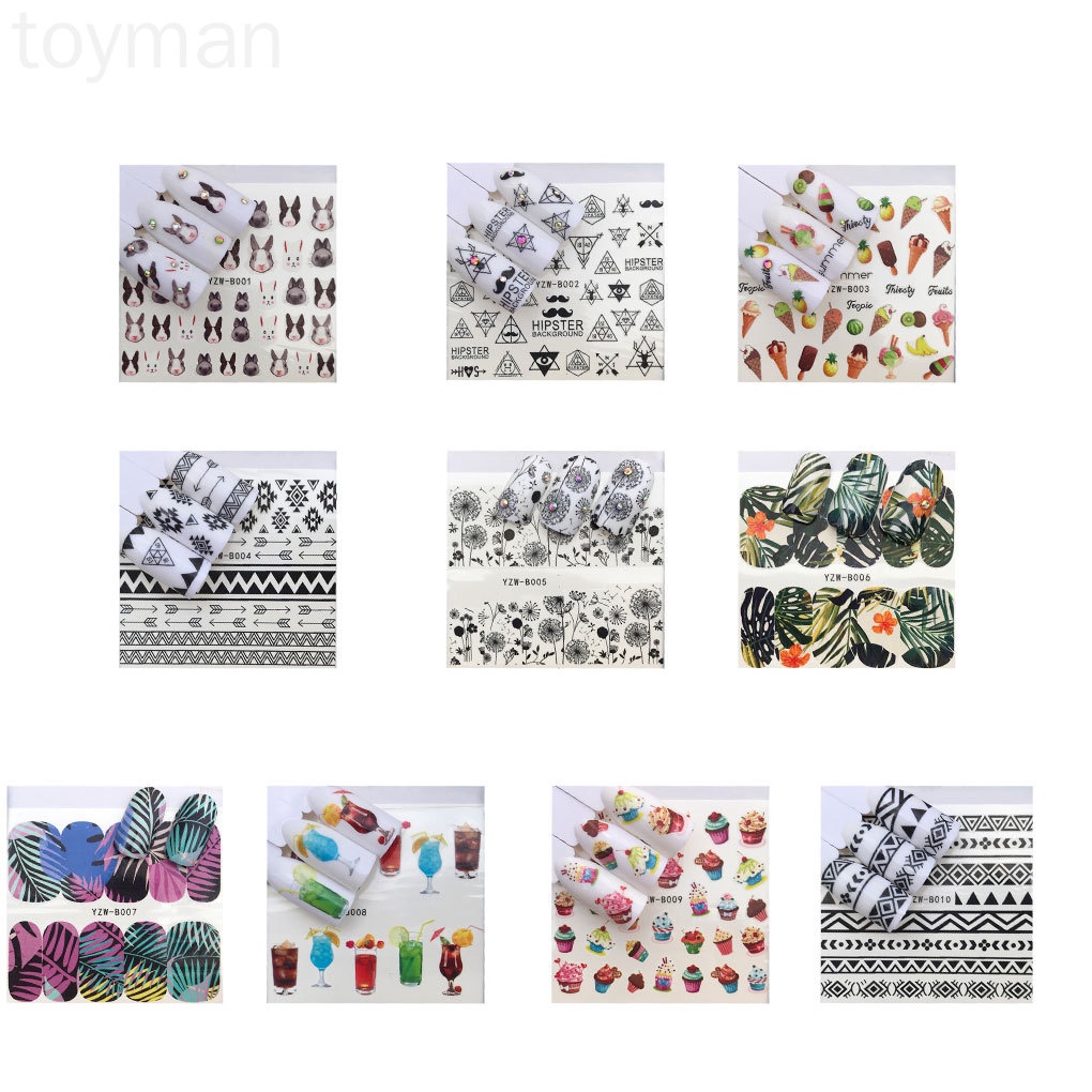 Miếng dán 3D trang trí móng tay chuyên dụng hợp thời trang