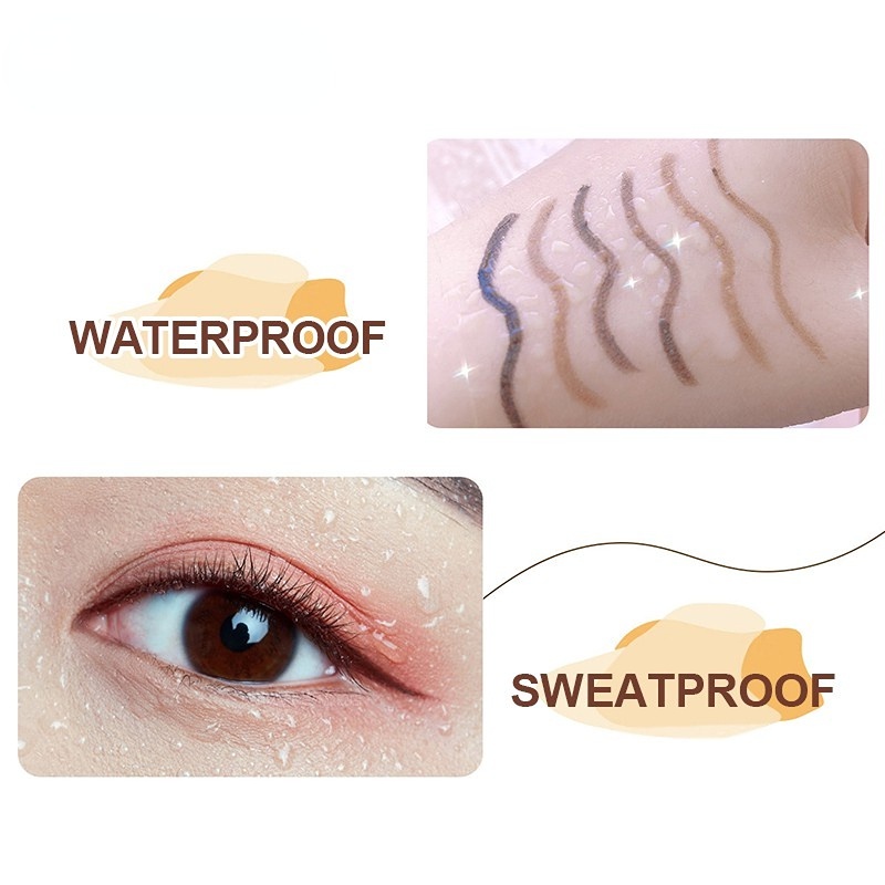 Bút Kẻ Mắt Gel Siêu Mỏng Mềm Mịn Sắc Tố Cao Lâu Trôi Chống Thấm Nước