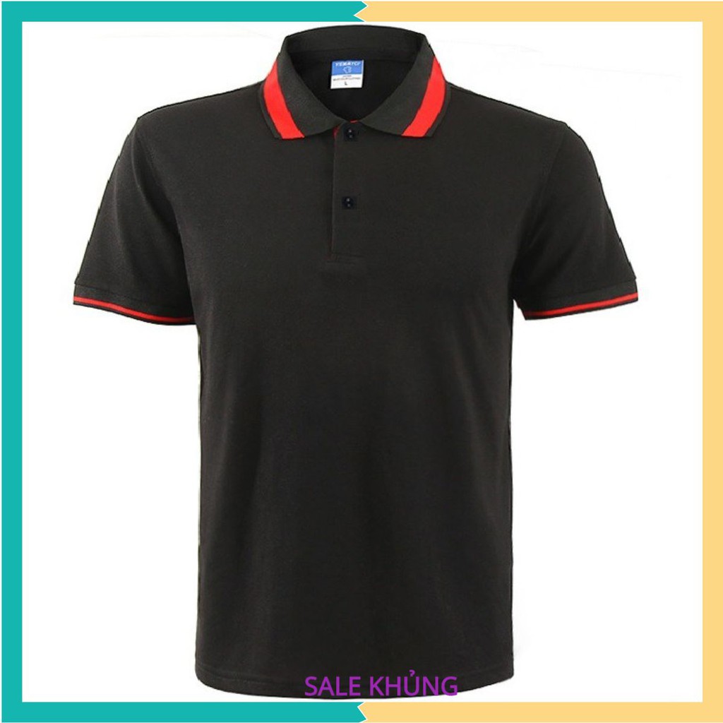 Áo Thun Nam Tay Ngắn | Áo Phông Nam Tay Lỡ Cổ  Đứng Thời Trang Cao Cấp A02-001. thuykieu_shop1