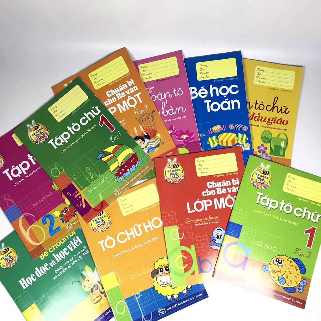 Sách: Chuẩn Bị Cho Bé Vào Lớp 1 (Túi 10 Cuốn) - TSMN