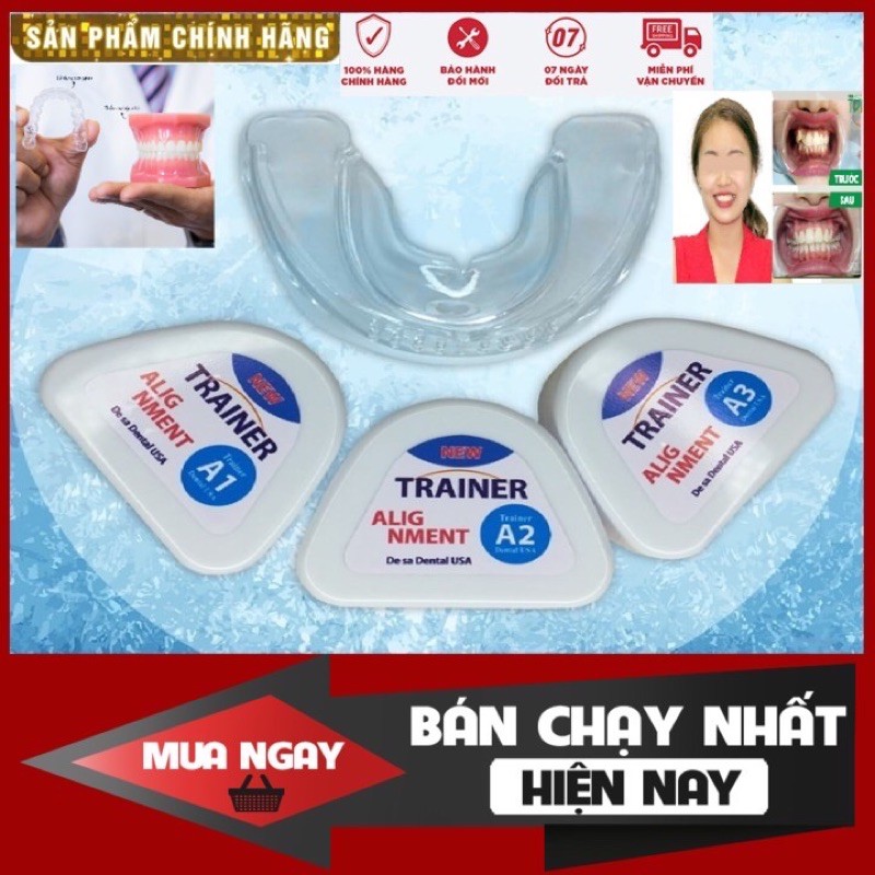 (Hỏa Tốc) Niềng Răng Tại Nhà | Bộ người lớn A1 + A2 + A3 ( 3 cái )