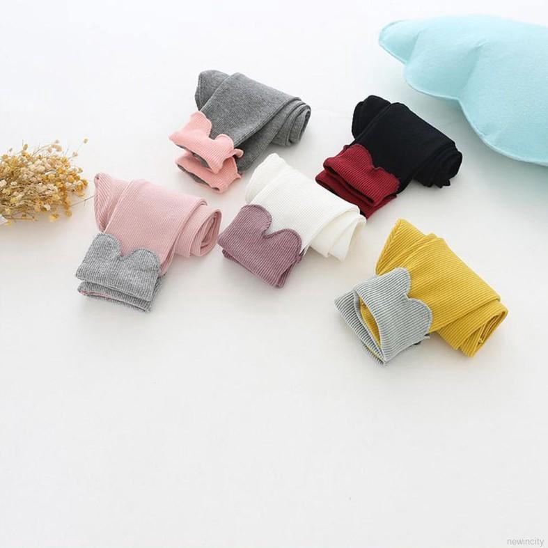 Quần legging cotton phối hoa dễ thương cho bé gái