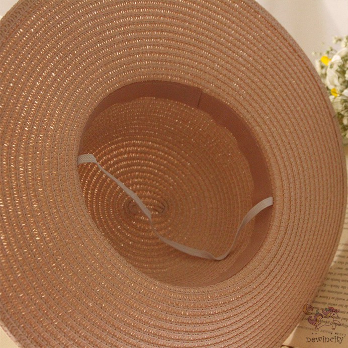 Mũ Cói Đính Nơ Phong Cách Hàn Quốc Xinh Xắn Cho Bé
