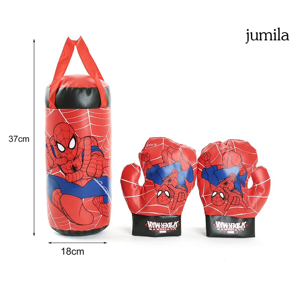 Đồ chơi trẻ em Đấm Bốc In Hình Người Nhện Bằng Pvc Giúp Giảm Căng Thẳng Cho Bé