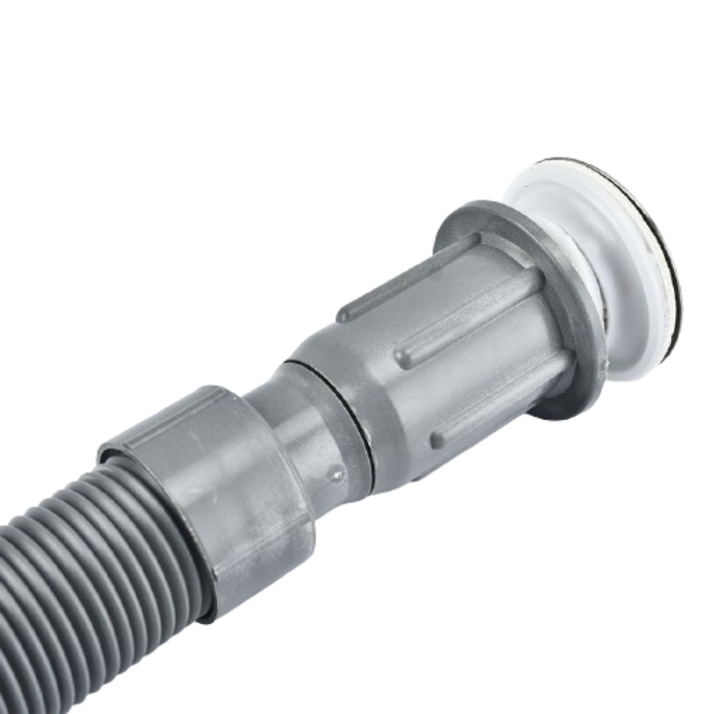 Ống xả lavabo ruột gà thiết kế đầu xả lật, đầu xả nhấn cho bồn rửa mặt, Cam kết hoàn tiền nếu sai mô tả | BigBuy360 - bigbuy360.vn