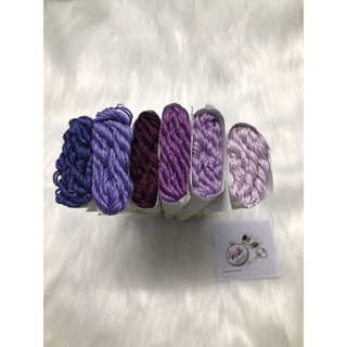 Chỉ thêu tay cotton màu tím giá rẻ