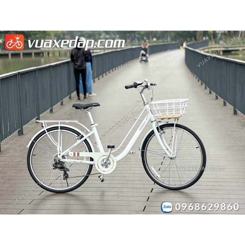 Xe đạp nữ Momentum Ineed 1500 2022 Có giỏ nhôm Latte