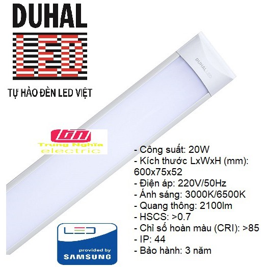 [GIÁ HỦY DIỆT] ĐÈN ỐP TRẦN LED CHỤP MICA DUHAL 20W - 0m6 - KDLD820